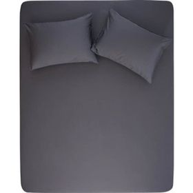 Özdilek Trendy Fitted Yastıklı Ranforce Antrasit 160x200 cm Çarşaf