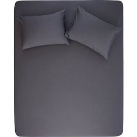 Özdilek Trendy Fitted Yastıklı Ranforce Antrasit 160x200 cm Çarşaf