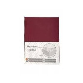 Özdilek Trendy Fitted Yastıklı Ranforce Bordo 100x200 cm Tek Kişilik Çarşaf