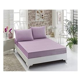 Özdilek Trendy Fitted Yastıklı Ranforce Leylak 100x200 cm Çarşaf Seti