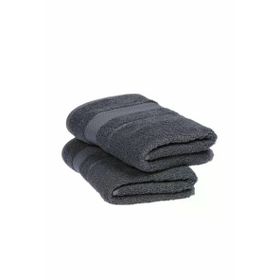 Özdilek Trendy Koyu Gri 50x90 2'li Havlu