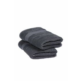 Özdilek Trendy Koyu Gri 50x90 2'li Havlu