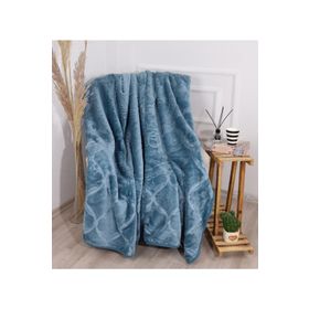Özdilek Trendy Mavi 220x240 cm Çift Kişilik Battaniye