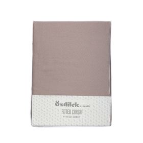 Özdilek Trendy Ranforce Kahve Tek Kişilik Fitted Çarşaf