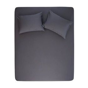 Özdilek Trendy Ranforce Yastıklı Antrasit 100x200 cm Fitted Çarşaf