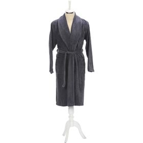 Özdilek Trendy Şalyaka Koyu Gri XL Tekli Bornoz