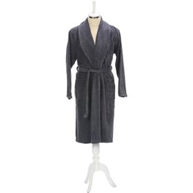 Özdilek Trendy Şalyaka Koyu Gri XL Tekli Bornoz