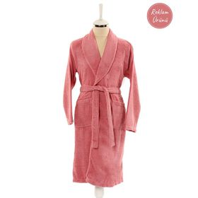Özdilek Trendy Şalyaka Koyu Pembe L Beden Tekli Bornoz