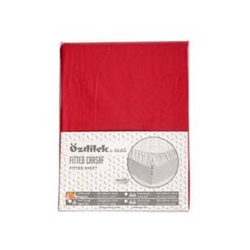 Özdilek Trendy Yastıklı Ranforce Kırmızı 100x200 cm Fitted Çarşaf