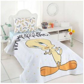 Özdilek Tweety Happy Kapitone Tek Kişilik Nevresim Takımı