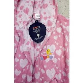 Özdilek Tweety Heart Pembe 1-2 Yaş Free Set Bornoz