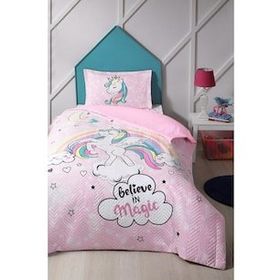 Özdilek Unicorn Kapitone Dört Mevsim Set Tek Kişilik Nevresim Takımı