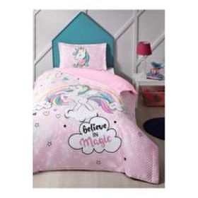 Özdilek Unicorn Kapitone Dört Mevsim Set Tek Kişilik Nevresim Takımı