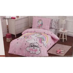 Özdilek Unicorn Pembe Tek Kişilik Nevresim Takımı