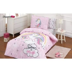 Özdilek Unicorn Pembe Tek Kişilik Nevresim Takımı