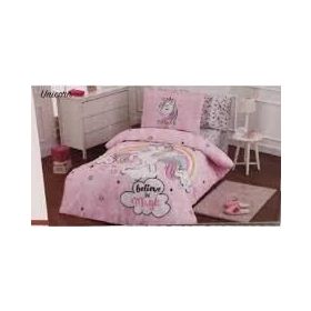 Özdilek Unicorn Pembe Tek Kişilik Nevresim Takımı