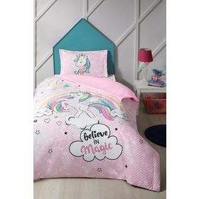 Özdilek Unicorn Pembe Tek Kişilik Nevresim Takımı
