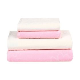 Özdilek Vega Krem-Pembe Aile Bornoz Seti