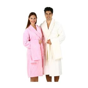 Özdilek Vega Krem-Pembe Aile Bornoz Seti