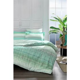 Özdilek Weave Yeşil Çift Kişilik Ranforce Nevresim Takımı