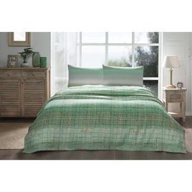 Özdilek Weave Yeşil Tek Kişilik Yatak Örtüsü Set