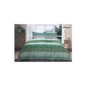 Özdilek Weave Yeşil Tek Kişilik Yatak Örtüsü Set