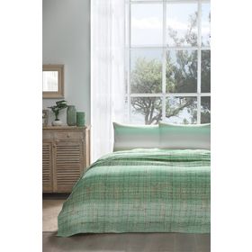 Özdilek Weave Yeşil Tek Kişilik Yatak Örtüsü Set
