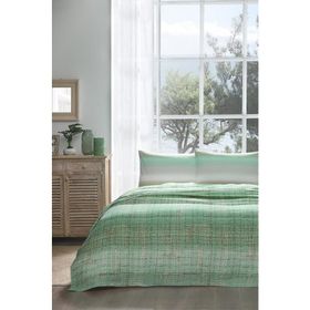 Özdilek Weave Yeşil Tek Kişilik Yatak Örtüsü Set