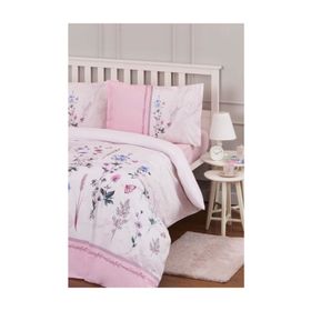 Özdilek Wildly Blooms Pembe Çift Kişilik Nevresim Takımı