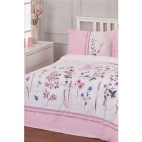 Özdilek Wildly Blooms Pembe Çift Kişilik Nevresim Takımı