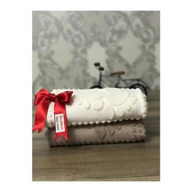 Özdilek Winter Pamuk Krem Bej 2'li Ayak Havlusu