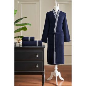 Özdilek Wonder Maskülen Kimono Lacivert Bornoz