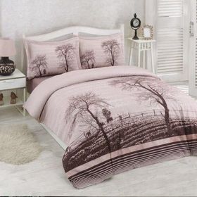 Özdilek Wood Kahve Çift Kişilik Nevresim Takımı