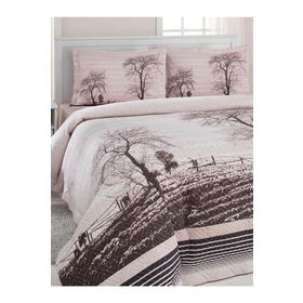 Özdilek Wood Kahve Çift Kişilik Nevresim Takımı