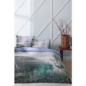Özdilek Woud Soft Life Saten Çift Kişilik Nevresim Takımı