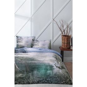 Özdilek Woud Soft Life Saten Çift Kişilik Nevresim Takımı