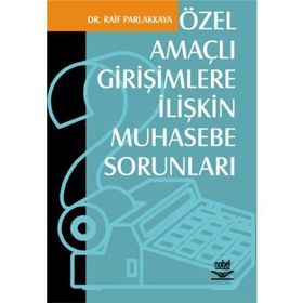 ÖZEL AMAÇLI GİRİŞİMCİLERE İLİŞKİN MUHASEBE SORUNLARI - RAIF PARLAKKAYA