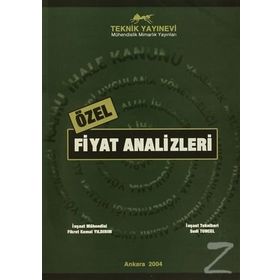 ÖZEL FIYAT ANALIZLERI /2010 - FIKRET KEMAL YILDIRIM
