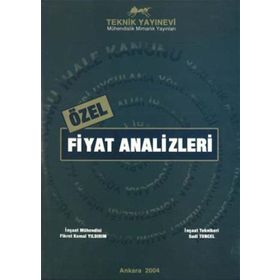 ÖZEL FIYAT ANALIZLERI /2010 - FIKRET KEMAL YILDIRIM