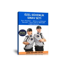 Özel Güvenlik Eğitim Seti - Enine Boyuna Eğitim