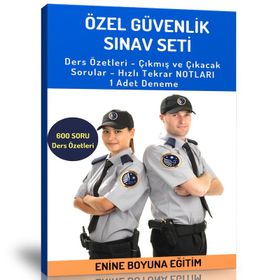 Özel Güvenlik Eğitim Seti - Enine Boyuna Eğitim