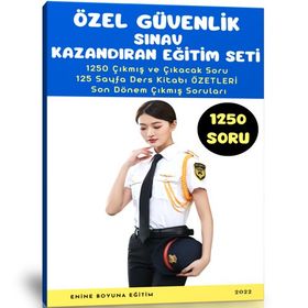 Özel Güvenlik Sınav Kazandıran Eğitim Seti - Enine Boyuna Eğitim
