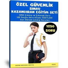 Özel Güvenlik Sınav Kazandıran Eğitim Seti - Enine Boyuna Eğitim