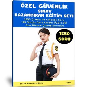 Özel Güvenlik Sınav Kazandıran Eğitim Seti - Enine Boyuna Eğitim