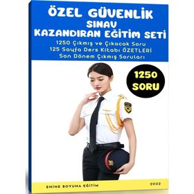 Özel Güvenlik Sınav Kazandıran Eğitim Seti - Enine Boyuna Eğitim