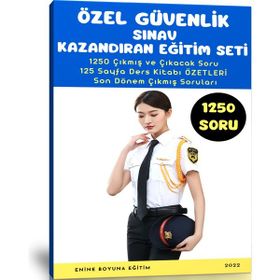Özel Güvenlik Sınav Kazandıran Eğitim Seti - Enine Boyuna Eğitim