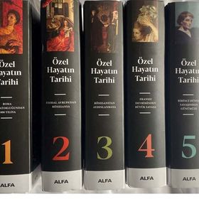 Özel Hayatın Tarihi Seti - 5 Kitap - Alfa Yayıncılık