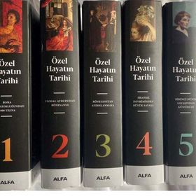 Özel Hayatın Tarihi Seti - 5 Kitap - Alfa Yayıncılık