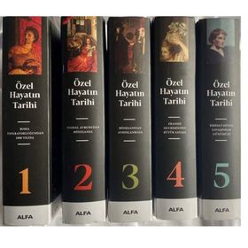 Özel Hayatın Tarihi Seti 5 Kitap Takım Ciltli Philippe Aries,Georges Duby