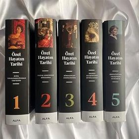 Özel Hayatın Tarihi Seti 5 Kitap Takım Ciltli Philippe Aries,Georges Duby